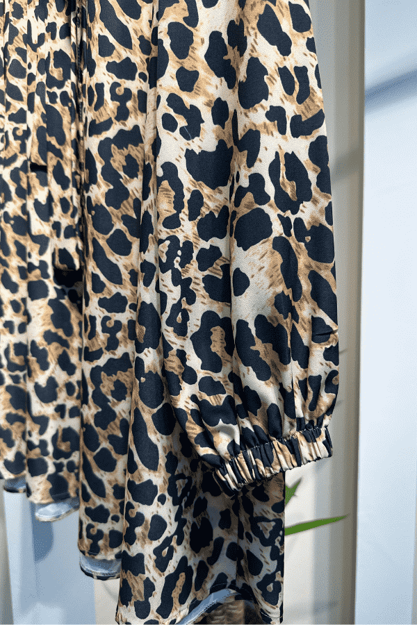 Leopar Desen Tunik