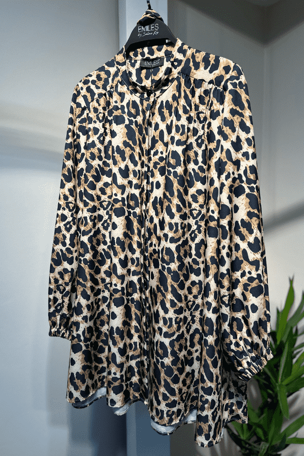 Leopar Desen Tunik